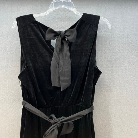 Draper James Dress Women's 2XL Black V-Neck Sleeveless Classic Little Black NWT - Picture 3 of 14